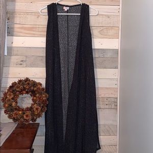 LuLaRoe Joy vest. Black, size da